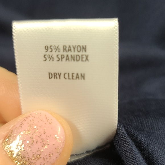 Bailey 44 navy off the shoulder 3/4 length blouse - Picture 5 of 5